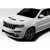 2011-2022 Jeep Grand Cherokee Hellcat Look Hood - 1 Piece - image 1