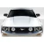 2005-2009 Ford Mustang 3" Cowl Hood - 1 Piece - image 1