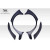 2006-2013 Lexus IS Series IS250 IS350 MSR 40mm Rear Fender Flares - 4 Piece - image 3