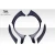 2006-2013 Lexus IS Series IS250 IS350 MSR 40mm Rear Fender Flares - 4 Piece - image 3