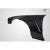 2005-2009 Ford Mustang Carbon Creations GT350 V2 Look Front Fenders - 2 Piece - image 4