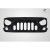 2007-2018 Jeep Wrangler Predator Grille - 1 Piece (S) - image 5