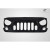 2007-2018 Jeep Wrangler Predator Grille - 1 Piece (S) - image 9