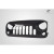 2007-2018 Jeep Wrangler Predator Grille - 1 Piece (S) - image 4
