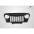 1997-2006 Jeep Wrangler Carbon Creations Predator Grille - 1 Piece (S) - image 6