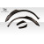 2002-2007 Subaru Impreza WRX STI 4DR Duraflex STI Look Rear Fender Flares - 4 Piece - image 9