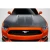 2015-2017 Ford Mustang GT500 V2 Hood - 1 Piece - image 1