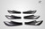 2013-2020 Scion FR-S Toyota 86 Subaru BRZ Carbon Creations GT500 V3 Rear Bumper Canards 6 Piece