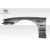 1997-1998 Nissan 240SX S14 D1 Sport 30mm Front Fenders - 2 Piece - image 3