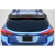 2018-2023 Subaru Crosstrek STI Look Rear Wing Spoiler - 1 Piece - image 1