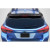 2018-2023 Subaru Crosstrek STI Look Rear Wing Spoiler - 1 Piece - image 1