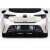2019-2023 Toyota Corolla Hatchback Duraflex A Spec Rear Diffuser - 3 Piece - image 1