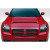 2005-2007 Dodge Magnum Demon Look Hood - 1 Piece - image 1