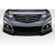 2009-2014 Acura TSX HFP V3 Look Front Lip Under Spoiler Air Dam - 3 Piece ( fits modulo bumper only ) - image 1