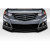 2009-2014 Acura TSX HFP V3 Look Front Lip Under Spoiler Air Dam - 3 Piece ( fits modulo bumper only ) - image 1