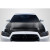 2011-2014 Dodge Charger Demon Look Hood - 1 Piece - image 1