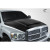 2002-2008 Dodge Ram 1500 2500 3500 Demon Look Hood - 1 Piece - image 9