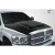 2002-2008 Dodge Ram 1500 2500 3500 Demon Look Hood - 1 Piece - image 2