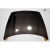 2002-2008 Dodge Ram 1500 2500 3500 Carbon Creations Demon Look Hood - 1 Piece - image 8