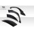 2011-2013 Kia Optima CPR Wide Body Rear Fender Flares - 6 Piece - image 10