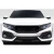 2016-2021 Honda Civic Type JS Grille - 1 Piece - image 1
