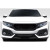 2016-2021 Honda Civic Type JS Grille - 1 Piece - image 6