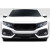 2016-2021 Honda Civic Duraflex Type JS Grille - 1 Piece - image 1