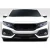 2016-2021 Honda Civic Type JS Grille - 1 Piece - image 4