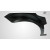 2011-2013 Kia Optima Carbon Creations CPR Wide Body Front Fender Flares - 4 Piece - image 9