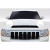 2005-2010 Jeep Grand Cherokee Duraflex Demon Look Hood 1 Piece