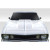 1967-1969 Chevrolet Camaro 2" Cowl Hood - 1 Piece - image 1