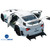 ModeloDrive FRP GTR Wide Body Kit 8pc > BMW Z4 E86 2003-2008 > 3dr Coupe - image 84