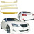 ModeloDrive FRP ING Body Kit 4pc > Lexus IS-Series IS250 IS350 2006-2013 > 4-Door Sedan