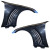 FRP WAL Fenders (front) > Mercedes-Benz CLS-Class (W219) 2006-2008 - image 4