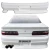 FRP DMA t3 Rear Bumper > Nissan 240SX 1989-1994> 2dr Coupe - image 1