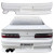FRP DMA t3 Rear Bumper > Nissan 240SX 1989-1994> 2dr Coupe - image 1