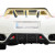 FRP WAL BISO Rear Diffuser /w fins > Nissan GT-R GTR (R35) 2009-2015 - image 1