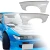FRP ORI t3 55mm Wide Body Fenders (front) > Nissan Silvia (S13) 1989-1994> 2/3dr - image 9