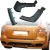 FRP HAMA Rear Lip Valance 3pc > Porsche Cayenne (957) 2008-2010 - image 1