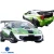 FRP AP-BR Wide Body Kit 8pc > Toyota Celica (ZZT231) 2000-2005 - image 6
