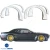 FRP LBPE Wide Body Flares Set 4pc > Dodge Challenger 2008-2018 - image 5
