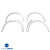 FRP NST Wide Body 90mm Fender Flare Set 6pc > Lexus GS300 1998-2005 - image 68