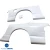 FRP ORI t2 50mm Press Wide Body Fenders (rear) > Nissan 240SX 1989-1994 > 2dr Coupe - image 16