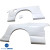 FRP ORI t2 50mm Press Wide Body Fenders (rear) > Nissan 240SX 1989-1994 > 2dr Coupe - image 16