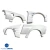 FRP ORI t4 75mm Wide Body Fenders Set 8pc > Nissan 240SX 1989-1994 > 3dr Hatch - image 3