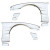 FRP ORI t4 75mm Wide Body Fenders (front) 6pc > Nissan 240SX (S14) 1995-1996 - image 1