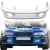 FRP LS WRC 00 Front Bumper w Caps 3pc > Subaru Impreza (GC8) 1993-2001 > 2/4dr - image 1