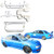 ModeloDrive FRP LS WRC 00 Wide Body Kit 13pc > Subaru Impreza (GC8) 1993-2001 > 4dr Sedan