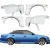 FRP ORI t4 75mm Fenders Set 10pc > Toyota Chaser (JZX100) 1997-2001 - image 3
