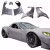 ModeloDrive Carbon Fiber GT3-XL Wide Body Fender Set 6pc > Chevrolet Corvette C6 2005-2013 - image 1